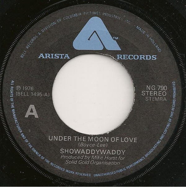 Showaddywaddy : Under The Moon Of Love (7",45 RPM,Single)