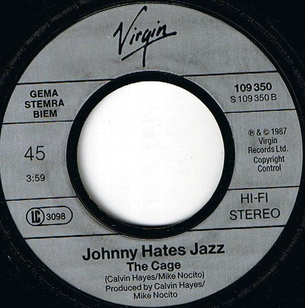 Johnny Hates Jazz : I Don't Want To Be A Hero (7",45 RPM,Single)