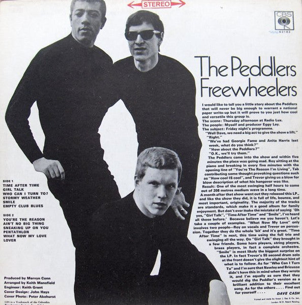 Peddlers, The : Freewheelers (LP,Album,Stereo)