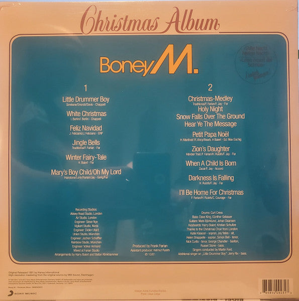 Boney M. : Christmas Album (LP,Album,Reissue)