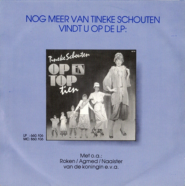 Tineke Schouten : Lenie Uit De Takkestraat (7",45 RPM,Single,Stereo)