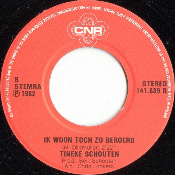 Tineke Schouten : Lenie Uit De Takkestraat (7",45 RPM,Single,Stereo)