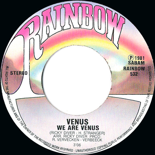 Venus (4) : Rasta Man / We Are Venus (7",45 RPM,Single)