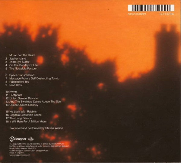 Porcupine Tree : On The Sunday Of Life... (Album,Reissue,Remastered)