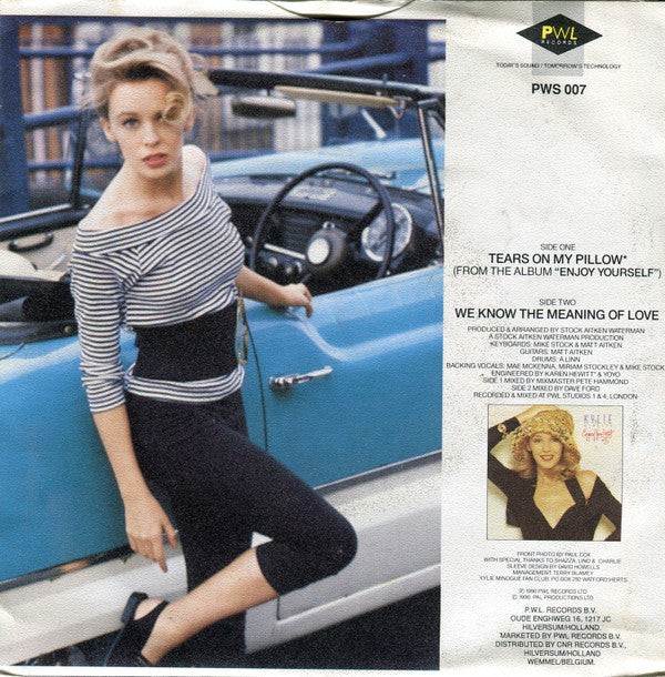 Kylie Minogue : Tears On My Pillow (7",45 RPM,Single)