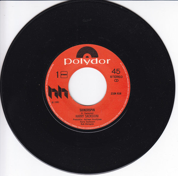 Harry Sacksioni : Suikerspin (7",45 RPM,Single,Stereo)