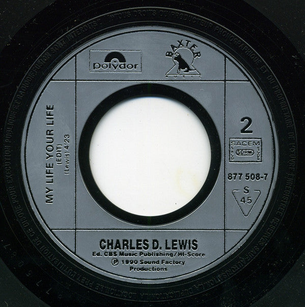 Charles D. Lewis : Soca Dance (7",45 RPM,Single,Stereo)