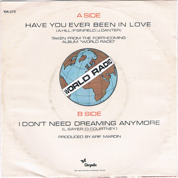Leo Sayer : Have You Ever Been In Love (7",Single)