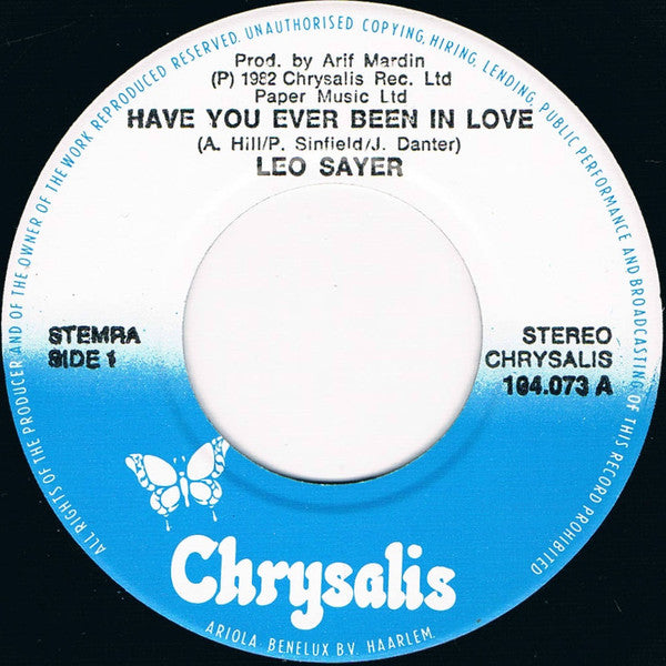 Leo Sayer : Have You Ever Been In Love (7",Single)