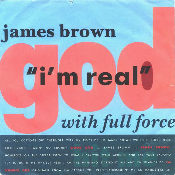 James Brown With Full Force : I'm Real (7",45 RPM,EP,Stereo)