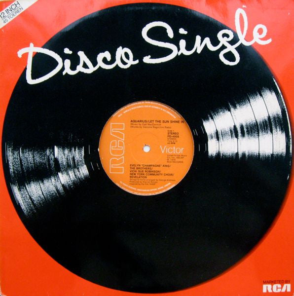 Evelyn King / Brothers, The / Vicki Sue Robinson / New York Community Choir, The / Revelation (2) : Aquarius/Let The Sunshine In / Good Morning Starshine (12",Single,45 RPM)