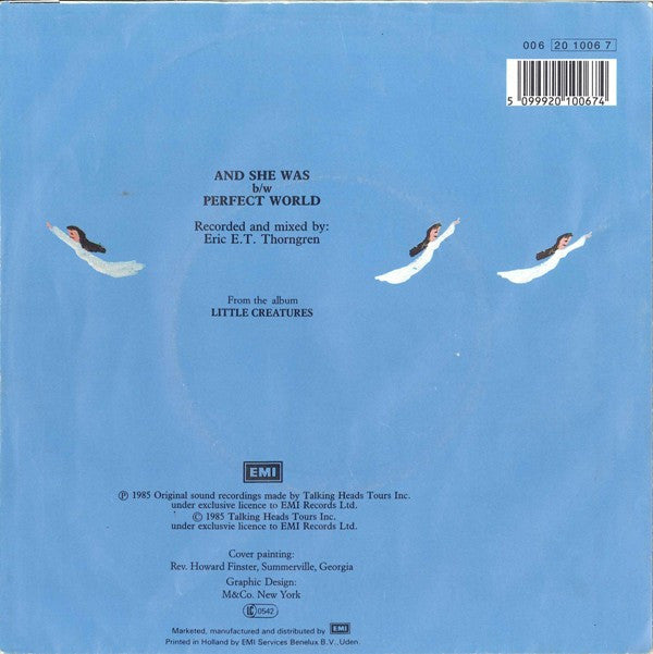 Talking Heads : And She Was (7",Single,45 RPM)