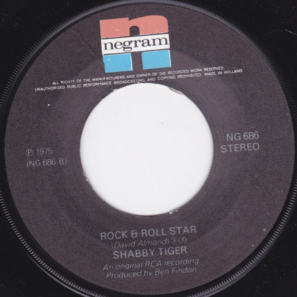 Shabby Tiger : The Devil Rides Tonight (7",45 RPM,Single)