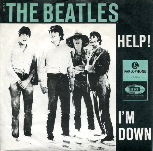 Beatles, The : Help! / I'm Down (7",45 RPM,Single)