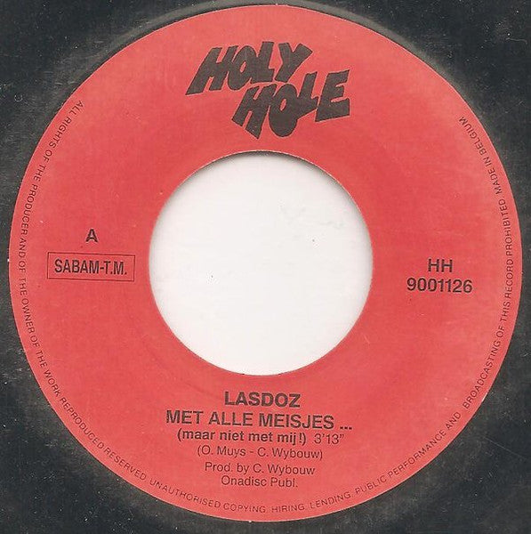 Las Doz : With All The Love / Met Alle Meisjes... (Maar Niet Met Mij) (7",45 RPM,Single)