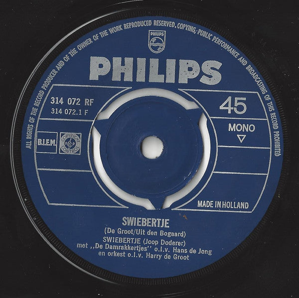 Swiebertje Met De Damrakkertjes (2) : Swiebertje (7",Single,45 RPM,Mono)