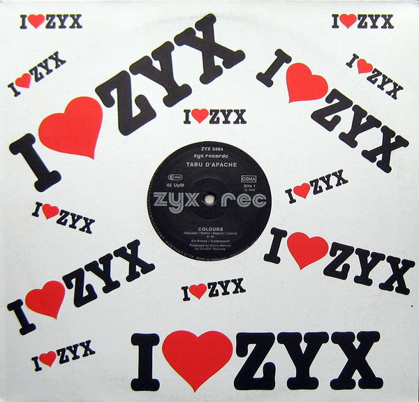Tabù D'Apache : Colours (12")