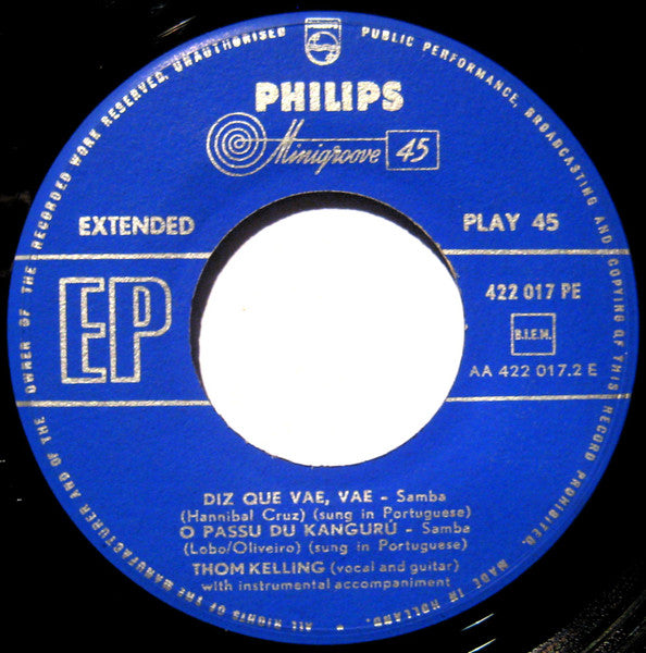 Thom Kelling : Chiquita Bacana (7",45 RPM,EP)