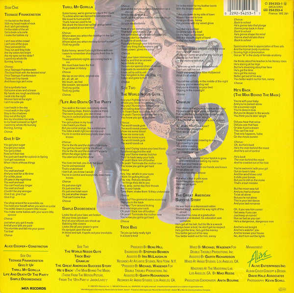 Alice Cooper (2) : Constrictor (LP,Album)