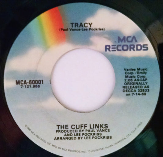 Cuff Links, The : Tracy / Where Do You Go? (7",45 RPM,Single,Reissue)