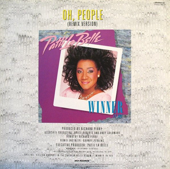 Patti LaBelle : Oh, People (12",Maxi-Single,45 RPM)