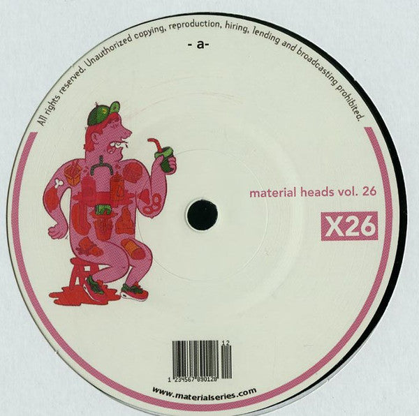 Various : Material Heads Vol. 26 (12",33 ⅓ RPM)