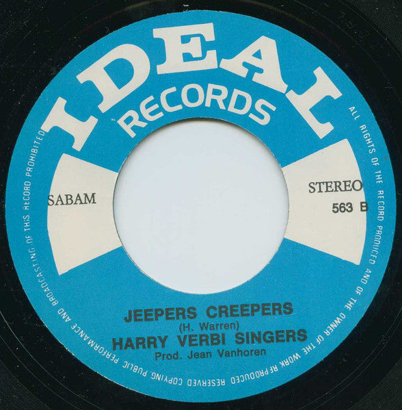 Harry Verbi Singers, The : Night And Day (7",45 RPM,Single)