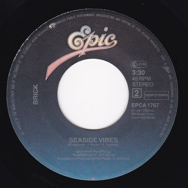 Brick : Sweat (Til You Get Wet) (7",Single)