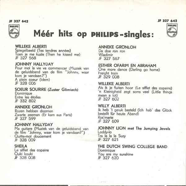 Corry Brokken : La Mamma (Zij Kwamen Overal Vandaan) / Geef Mij Je Hand  (7",45 RPM,Single,Mono)