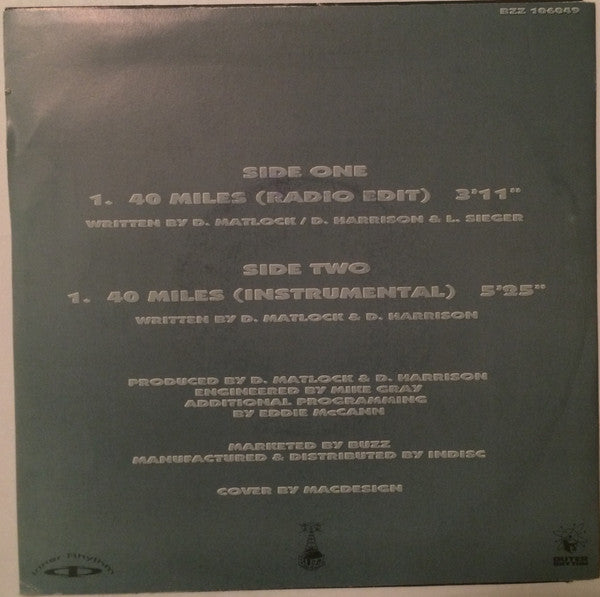 Congress : 40 Miles (7")