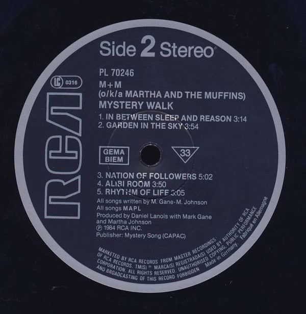M + M : Mystery Walk (LP,Album)
