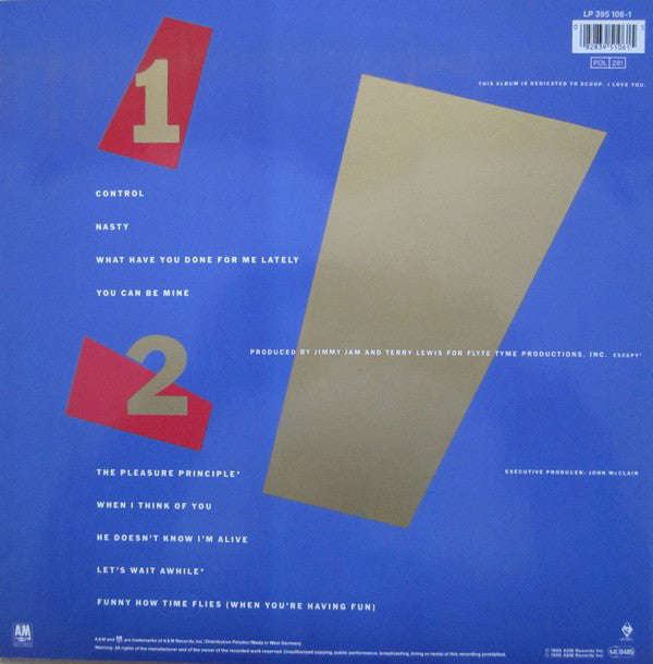 Janet Jackson : Control (LP,Album)