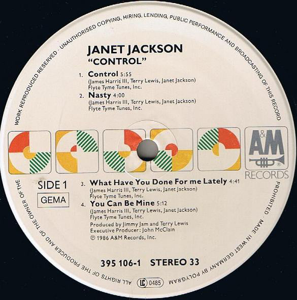 Janet Jackson : Control (LP,Album)