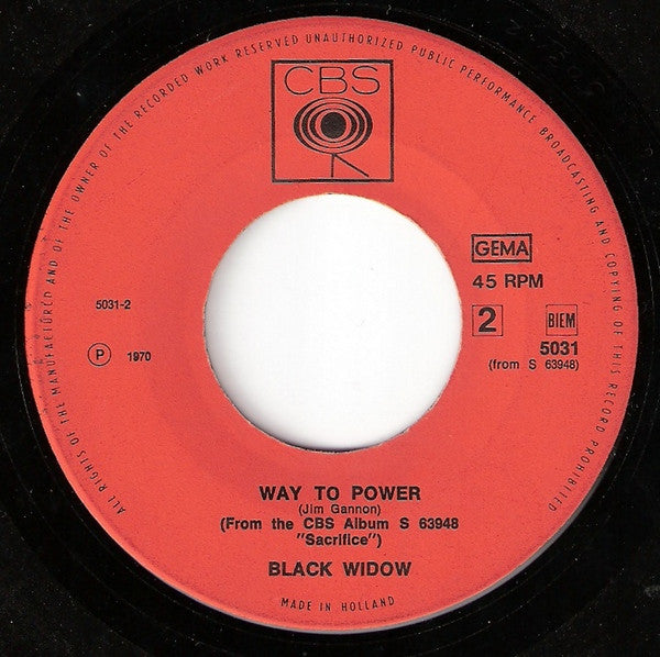 Black Widow (5) : Come To The Sabbat  (7",Single,45 RPM)