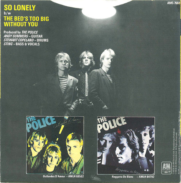 Police, The : So Lonely (7",45 RPM,Single)