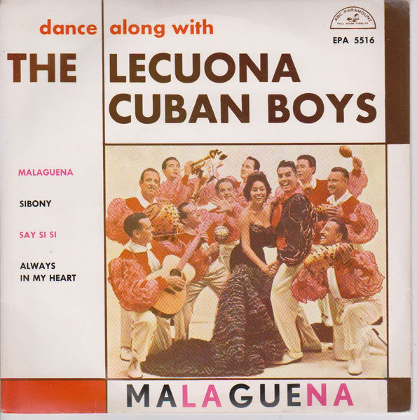 Lecuona Cuban Boys Featuring Candido : Dance Along With The Lecuona Cuban Boys (7",45 RPM,EP)