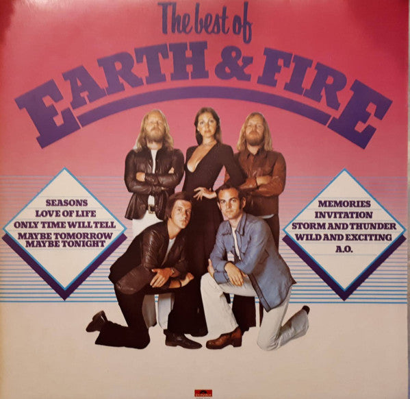 Earth And Fire : The Best Of Earth & Fire (LP,Compilation,Misprint,Stereo)