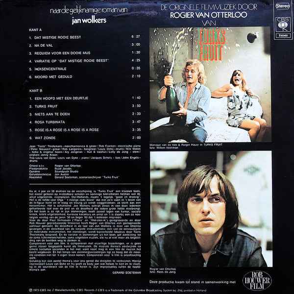 Rogier van Otterloo M.m.v. Louis Van Dyke Trio : Turks Fruit (LP,Album,Stereo)