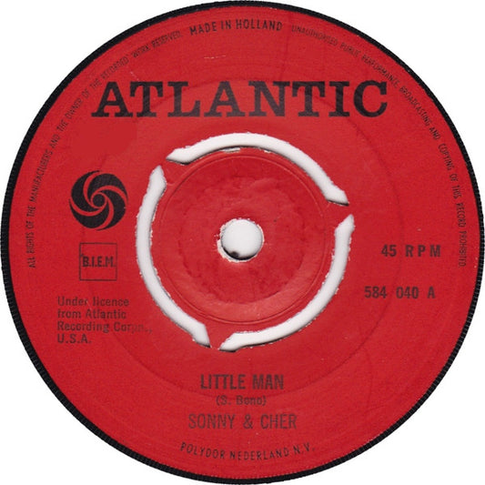Sonny & Cher : Little Man (7",45 RPM,Single)