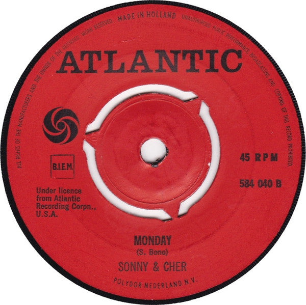 Sonny & Cher : Little Man (7",45 RPM,Single)