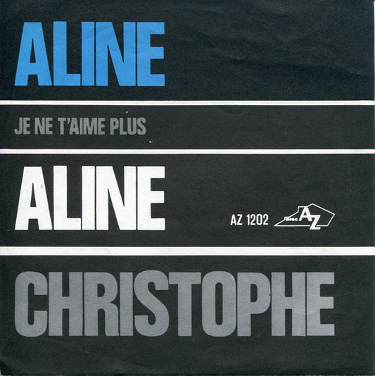 Christophe : Aline (7", Single)