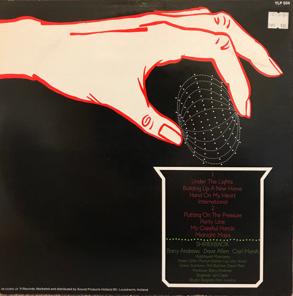 Shriekback : Jam Science (LP)