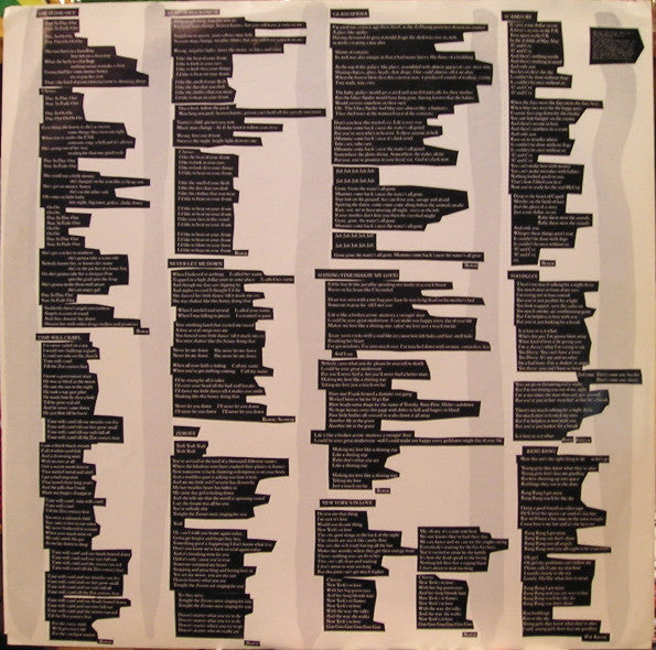 David Bowie : Never Let Me Down (LP,Album)