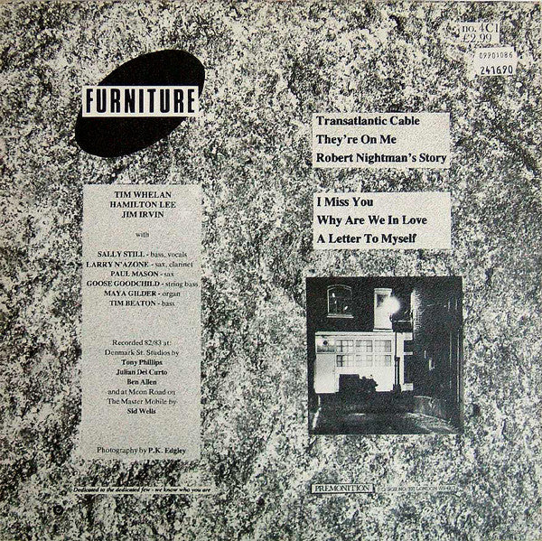 Furniture : When The Boom Was On (12",EP,33 ⅓ RPM)