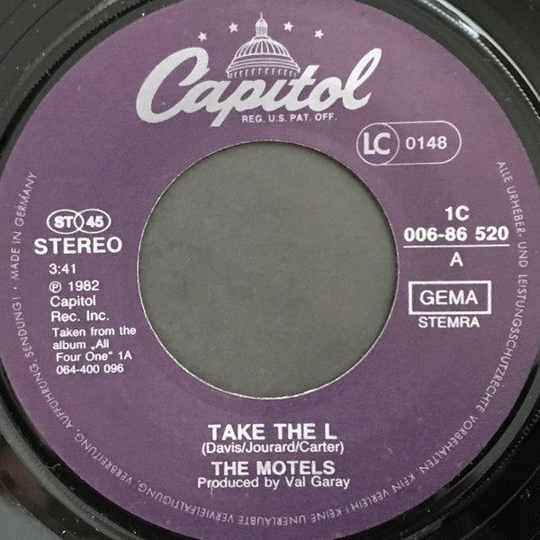 Motels, The : Take The L (7",45 RPM,Single)