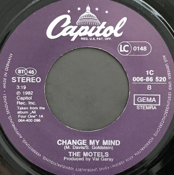 Motels, The : Take The L (7",45 RPM,Single)