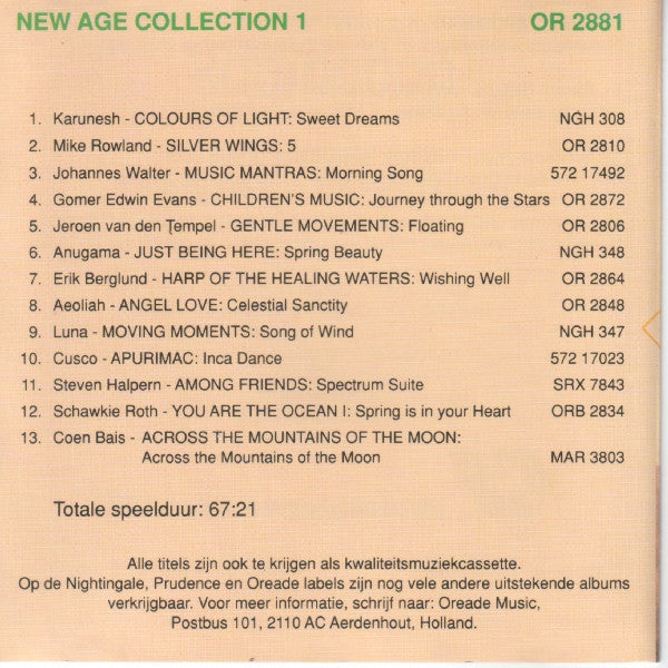Various : New Age Collection 1 (Compilation)