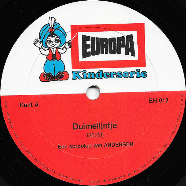 Toneelgroep Haags Jeugdtheater : Duimelijntje (LP,Album)