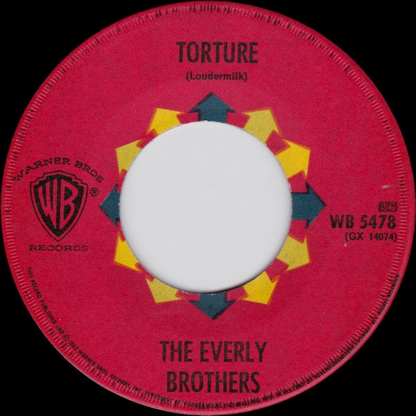 Everly Brothers : Torture / Gone, Gone, Gone (7",45 RPM,Single)