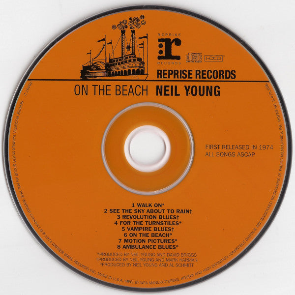 Neil Young : On The Beach (HDCD,Album,Reissue,Remastered)